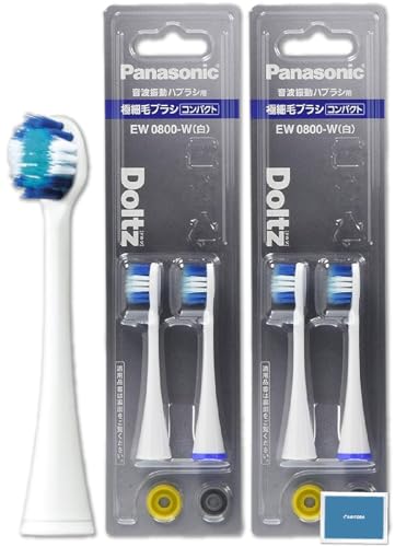 Panasonic EW0800-W ドルツ替ブラシ　9本 Panasonic ドルツ 極細毛ブラシ コンパクト EW0800−W